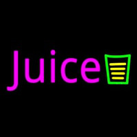 Juice & Glass Logo Leuchtreklame