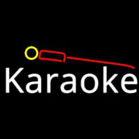 Karaoke And Microphone 1 Leuchtreklame