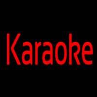 Karaoke Cursive Leuchtreklame