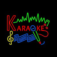 Karaoke Music  Leuchtreklame