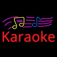 Karaoke With Musical Leuchtreklame