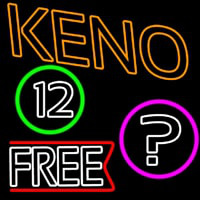 Keno Free Leuchtreklame