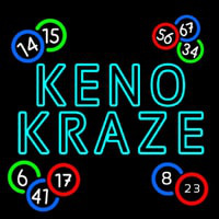 Keno Kraze Leuchtreklame