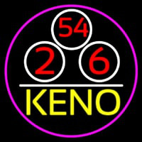 Keno With Ball 3 Leuchtreklame