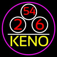 Keno With Ball 3 Leuchtreklame