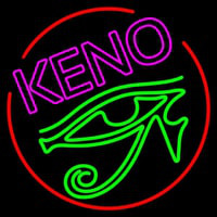 Keno With Eye Icon 2 Leuchtreklame