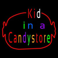 Kid In A Candy Store Leuchtreklame