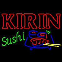 Kirin Beer And Sushi Beer Sign Leuchtreklame