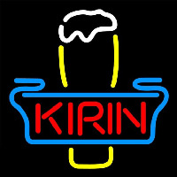 Kirin Glass Beer Sign Leuchtreklame
