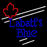 Labatt Blue Maple Leaf White Border Beer Sign Leuchtreklame