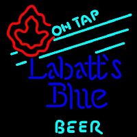 Labatt Blue On Tap Beer Sign Leuchtreklame