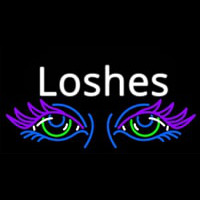 Lashes Eyes Leuchtreklame