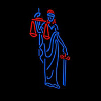 Law Office Logo Leuchtreklame