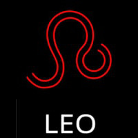 Leo Icon Leuchtreklame