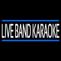 Live Band Karaoke Leuchtreklame