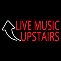 Live Music Upstairs 1 Leuchtreklame