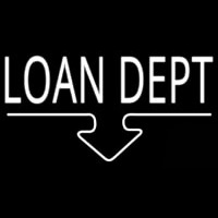 Loan Dept Leuchtreklame