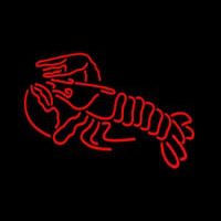 Lobster Logo Red Leuchtreklame
