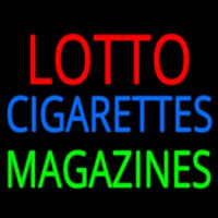 Lotto Cigarettes Magazines Leuchtreklame