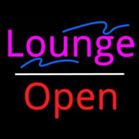 Lounge Open White Line Leuchtreklame