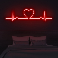 Love Beat Leuchtreklame