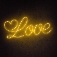Love Word Leuchtreklame