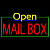 Mailbo  Open Leuchtreklame