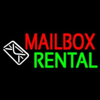 Mailbo  Rental Logo Leuchtreklame