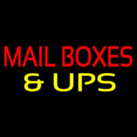 Mailbo es And Ups Leuchtreklame