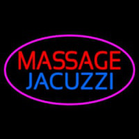 Massage And Jacuzzi Leuchtreklame