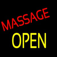 Massage Open Leuchtreklame