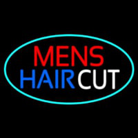 Mens Hair Cut Leuchtreklame