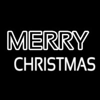Merry Christmas Logo Leuchtreklame