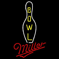 Miller Bowling Beer Sign Leuchtreklame