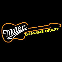 Miller Country Guitar Beer Sign Leuchtreklame