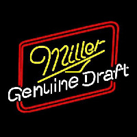 Miller Genuine Draft Hollywood Beer Sign Leuchtreklame