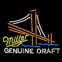 Miller Golden Gate Bridge Beer Sign Leuchtreklame
