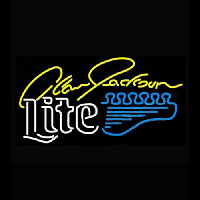 Miller Lite Alan Jackson Guitar Leuchtreklame