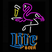 Miller Lite Flamingo Leuchtreklame