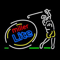 Miller Lite Sequencing Swinging Golfer Leuchtreklame