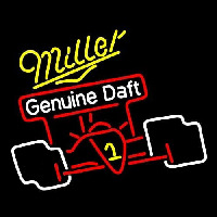 Miller Race Car Beer Sign Leuchtreklame
