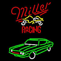 Miller Racing NASCAR Beer Sign Leuchtreklame