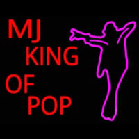 Mj King Of Pop Leuchtreklame