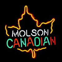 Molson Canadian Bier Bar Offen Leuchtreklame