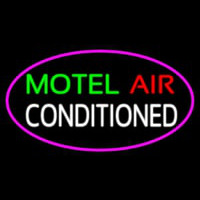 Motel Air Conditioned Leuchtreklame