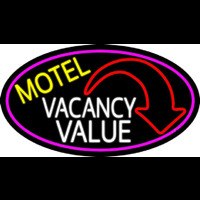 Motel Vacancy Value With Arrow Leuchtreklame