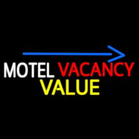 Motel Vacancy Value With Arrow Leuchtreklame