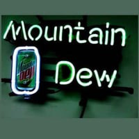Mountain Dew Soda Bier Bar Leuchtreklame