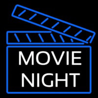 Movie Night Leuchtreklame