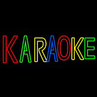 Multi Colored Karaoke Leuchtreklame